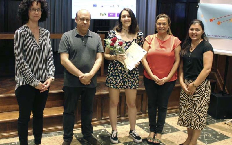 Una estudiante de Diseño gana un concurso creativo sobre políticas de igualdad
