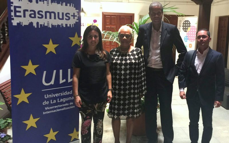 Una delegación de la Universidad de Las Antillas, en la ULL