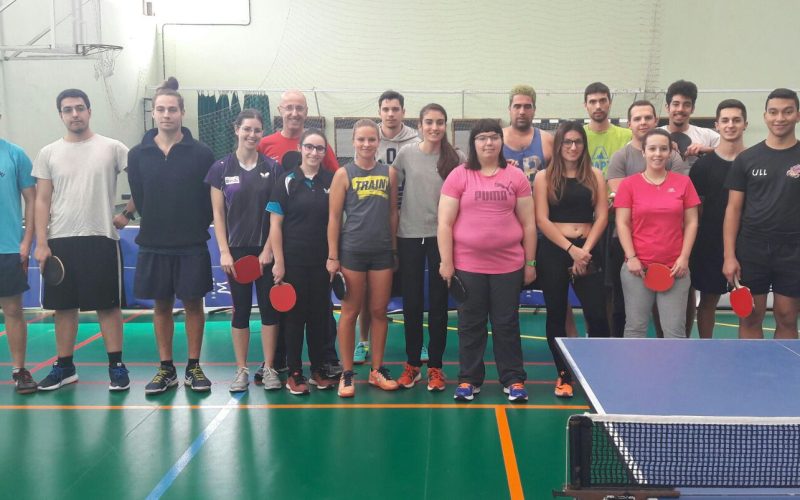 Pablo Sosa y Patricia Hernández ganan el Trofeo Rector de tenis de mesa