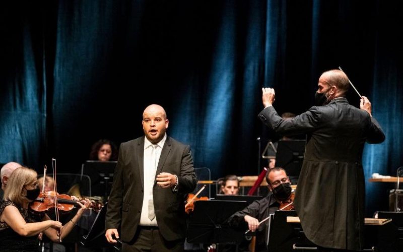 Concierto del artista con la filarmónica de Gran Canaria. Foto: PULL