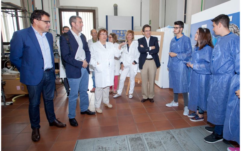 El presidente del Gobierno canario y el rector de la ULL visitan el Campus de la Ciencia y la Tecnología