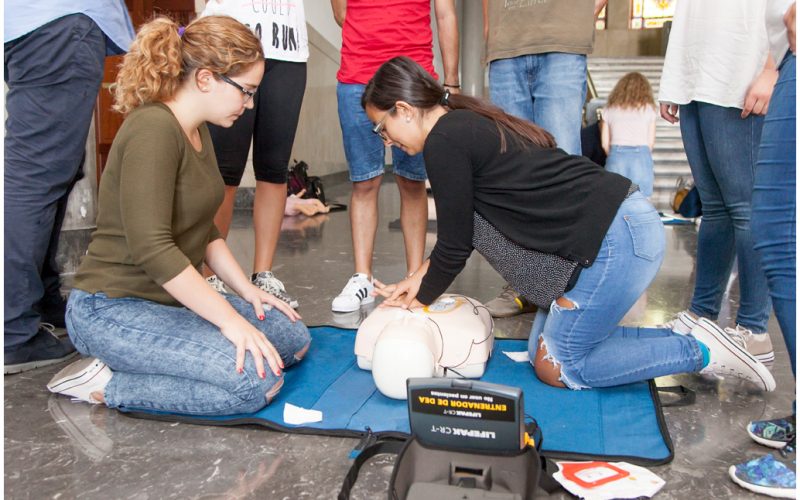 Cerca de un centenar de miembros de la ULL participan en la Semana de la Cardioprotección