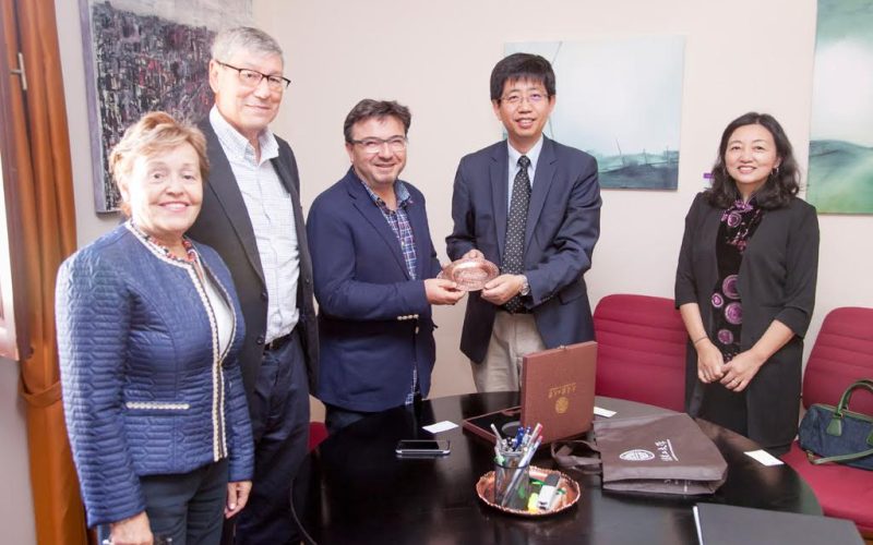 Una delegación de la Universidad Tecnológica de Dalián, en la ULL