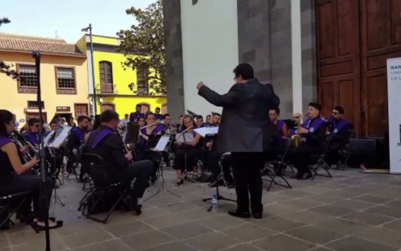 Con la Banda Sinfónica de la Universidad de La Laguna