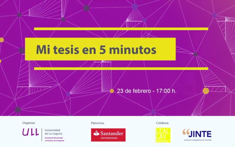 Cristian Machado Trujillo gana el certamen ‘Mi tesis en 5 minutos’