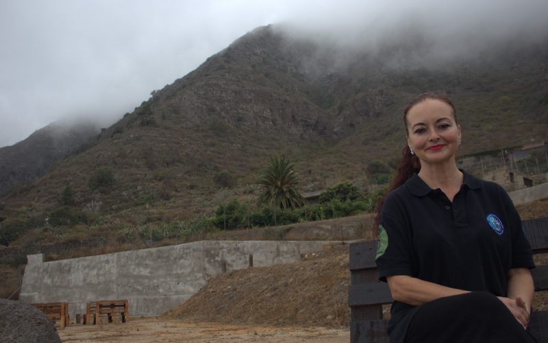 Sandra Ramírez, fundadora de la reserva del Barranco de Badajoz