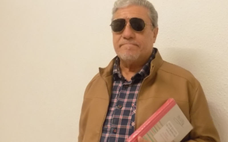 Pedro Juan Moreno Zamud, en el círculo de Bellas Artes de Tenerife