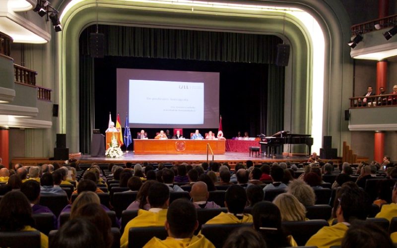 Acto de investidura de nuevos doctores en la ULL, 2016