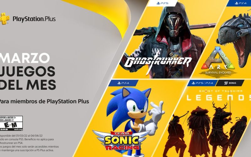 Juegos PS Plus de marzo