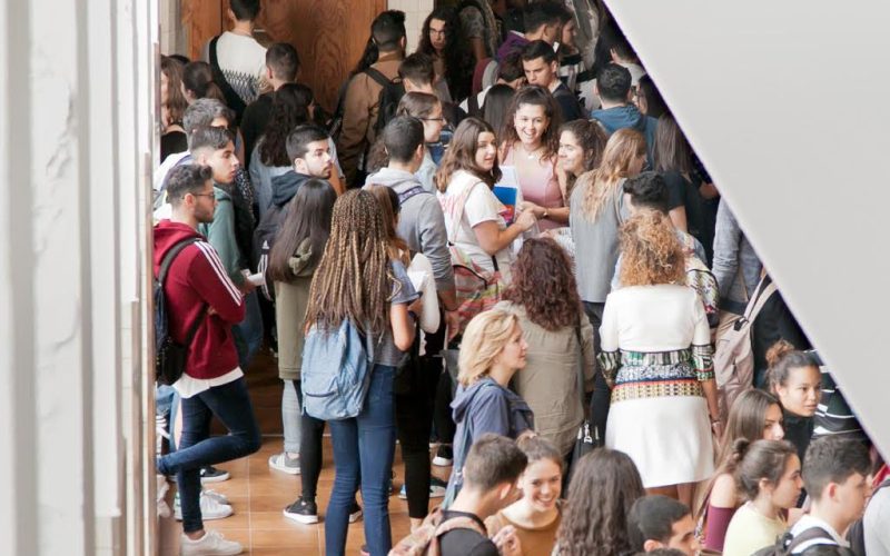Prueba de la EBAU en la Universidad de La Laguna, 2017.