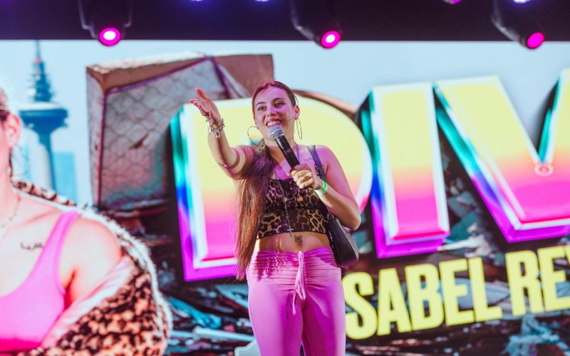La artista en el escenario. Foto: Selvatic Fest