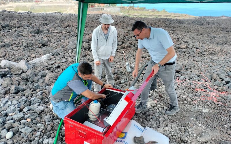 Respuesta térmica en el volcán Tajogaite