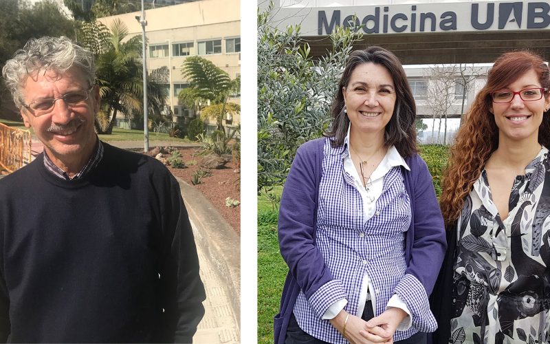 Rafael Castro, Lydia Giménez Llort y Raquel Baeta-Corral