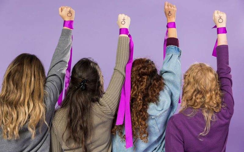 group-of-female-activists-protesting-together