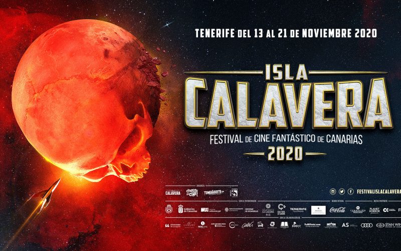 Cartel oficial del evento. Foto: Festival de Cine Fantástico de Canarias Isla Calavera