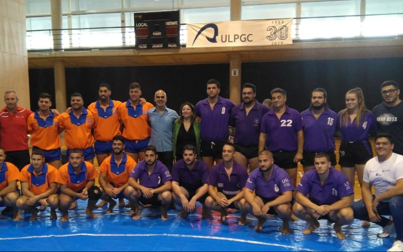 Combinados de lucha canaria de la ULPG y la ULL