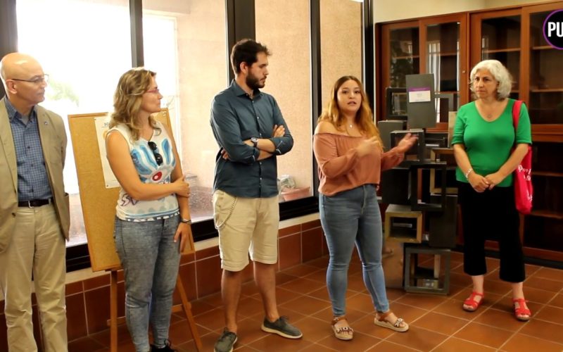 Inauguración de puntos verdes en la ULL