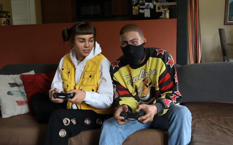 Lil Miquela y Blawko, dos "instagrammers" creados con tecnología CGI.