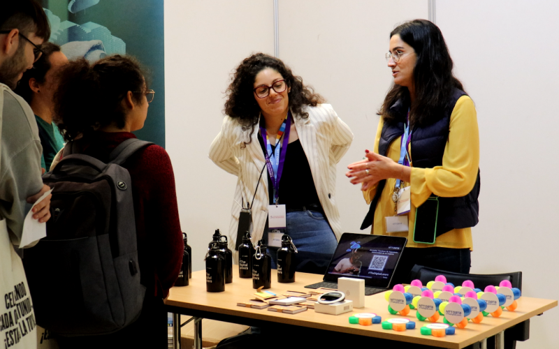 Las empresas Lãberit y Expero recibieron el premio a los mejores puestos de las JTI. Foto: Texe López