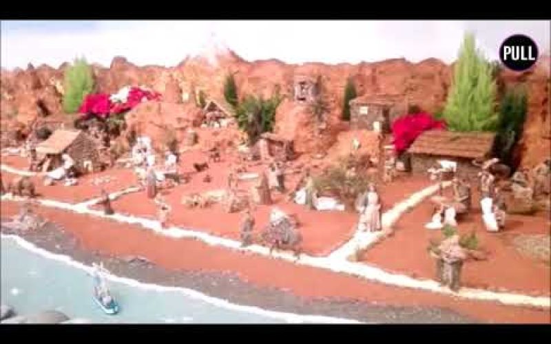 La Gomera exhibe su tradicional Portal de Belén
