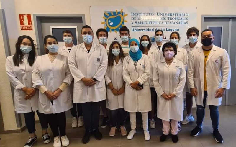 Equipo del Laboratorio de amebas libres de la ULL