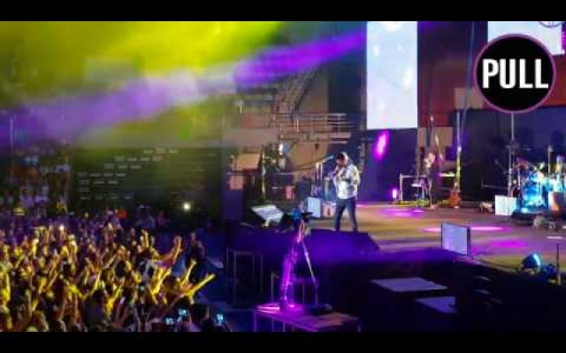 Melendi “la lía” en el Santiago Martín