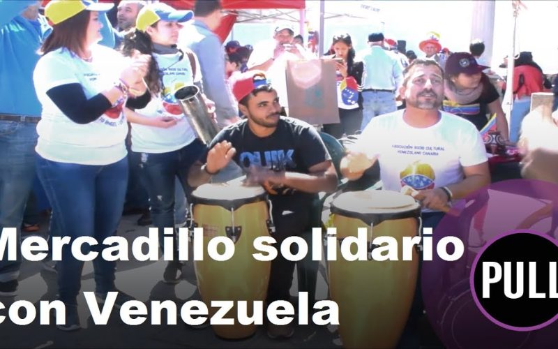 Mercadillo solidario con Venezuela