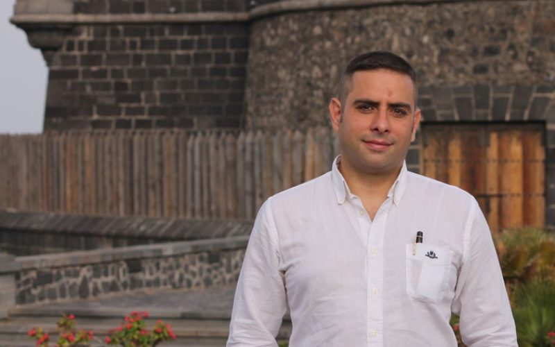 El profesor de la ULL,  Juan Carlos Santamarta