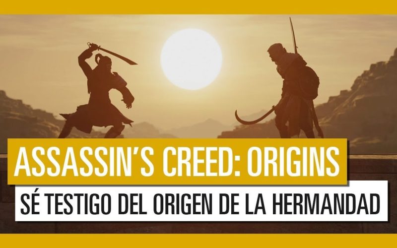 Nuevo tráiler de ‘Assasin’s Creed Origins’ con el origen de la Hermandad