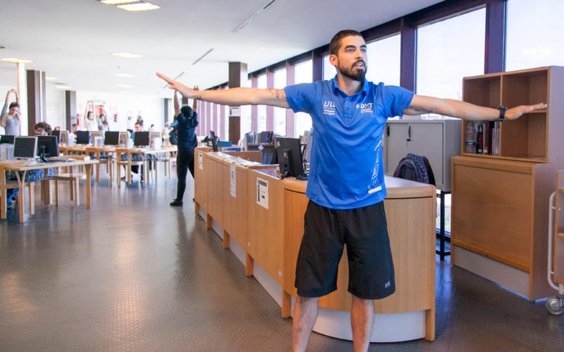 Los servicios de Deportes y Biblioteca promueven pausas saludables