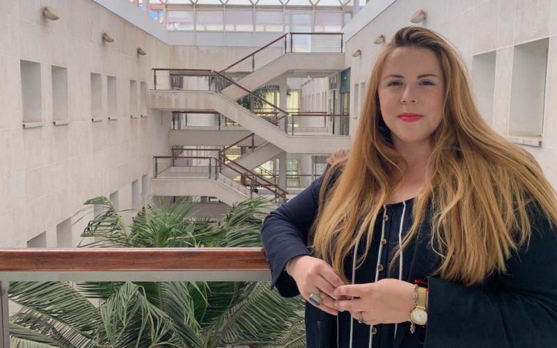 Sara Barrios, presidenta de la Asociación de Jóvenes Investigadores de Tenerife