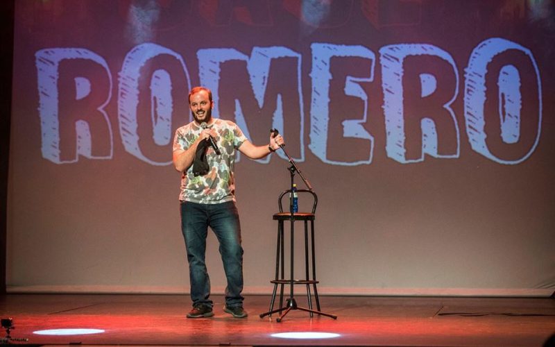 Saúl Romero en la presentación de su nuevo show. Foto: PULL