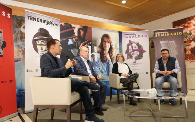 Presentación del programa de actos de Tenerife Noir 2019. FOTO: PULL