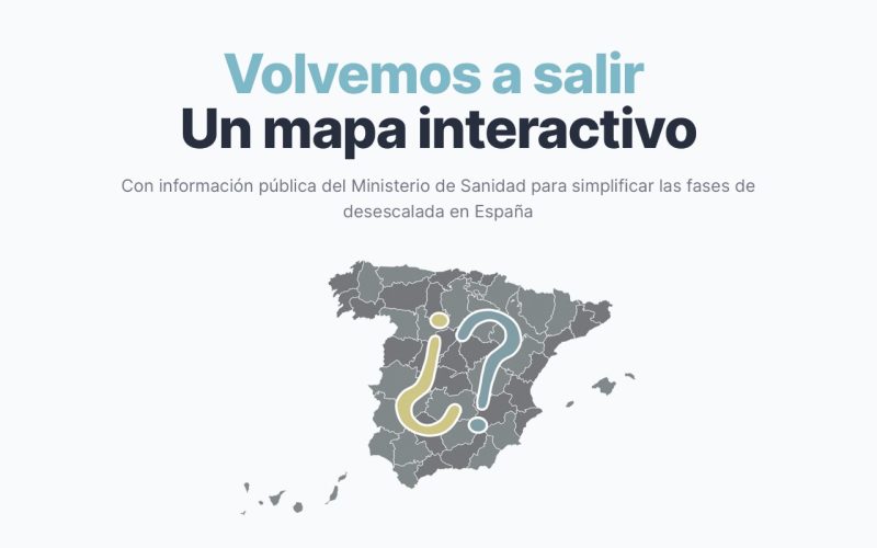 Mapa interactivo del proyecto Volvemos a salir. Foto: PULL