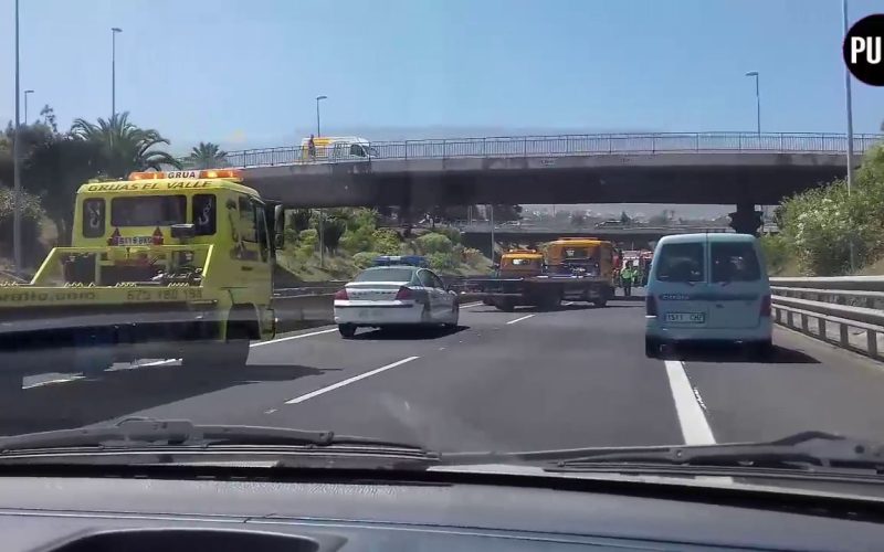 Accidente de tráfico en la TF-5
