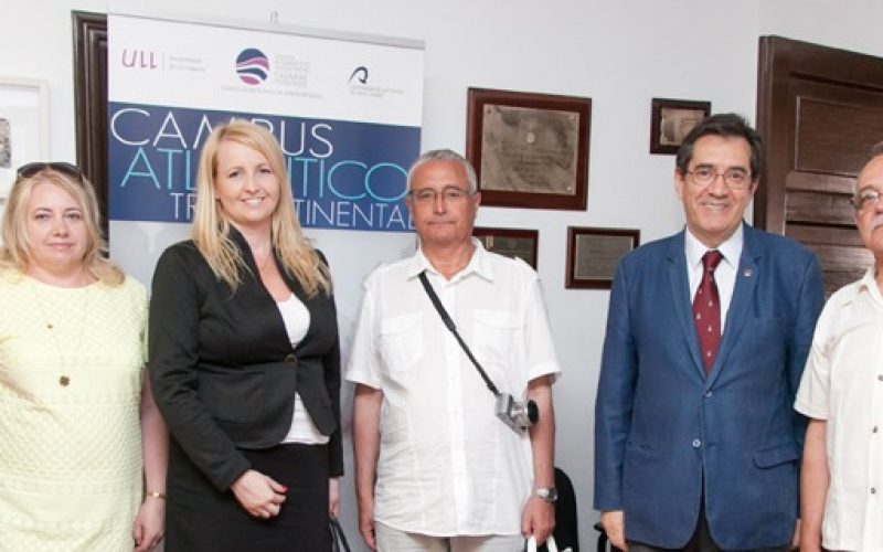 Una delegación de la Universidad Vincent Pol de Polonia, en la ULL
