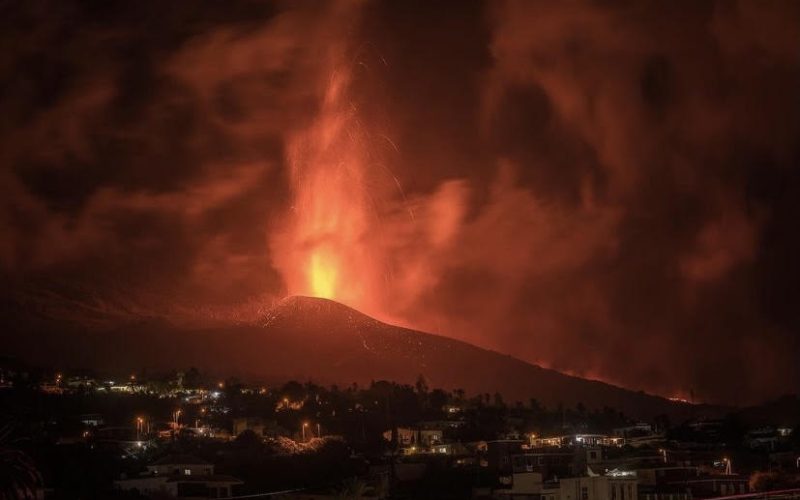 El fotógrafo quiere poner su granito de arena para ayudar a las personas afectadas por la erupción. Foto: B. Brito
